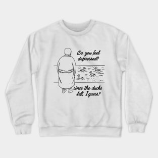 depressed tony Crewneck Sweatshirt